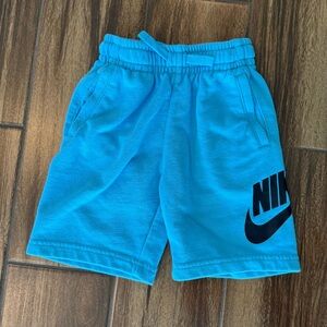 Nike Kids Bright Blue Cotton Shorts